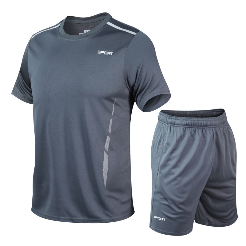 Outdoor Sports Outfit - CHRLCK мужские быстросохнущие комплекты для бега,