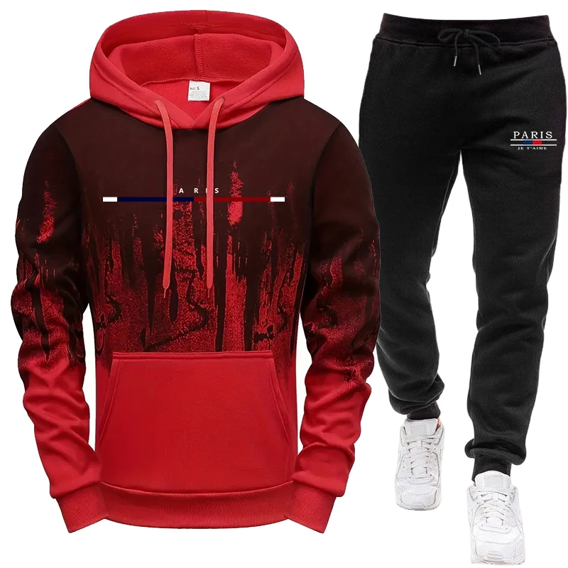 Мужской комплект/худи/брюки: о – обзор и цена Outdoor Sports Outfit